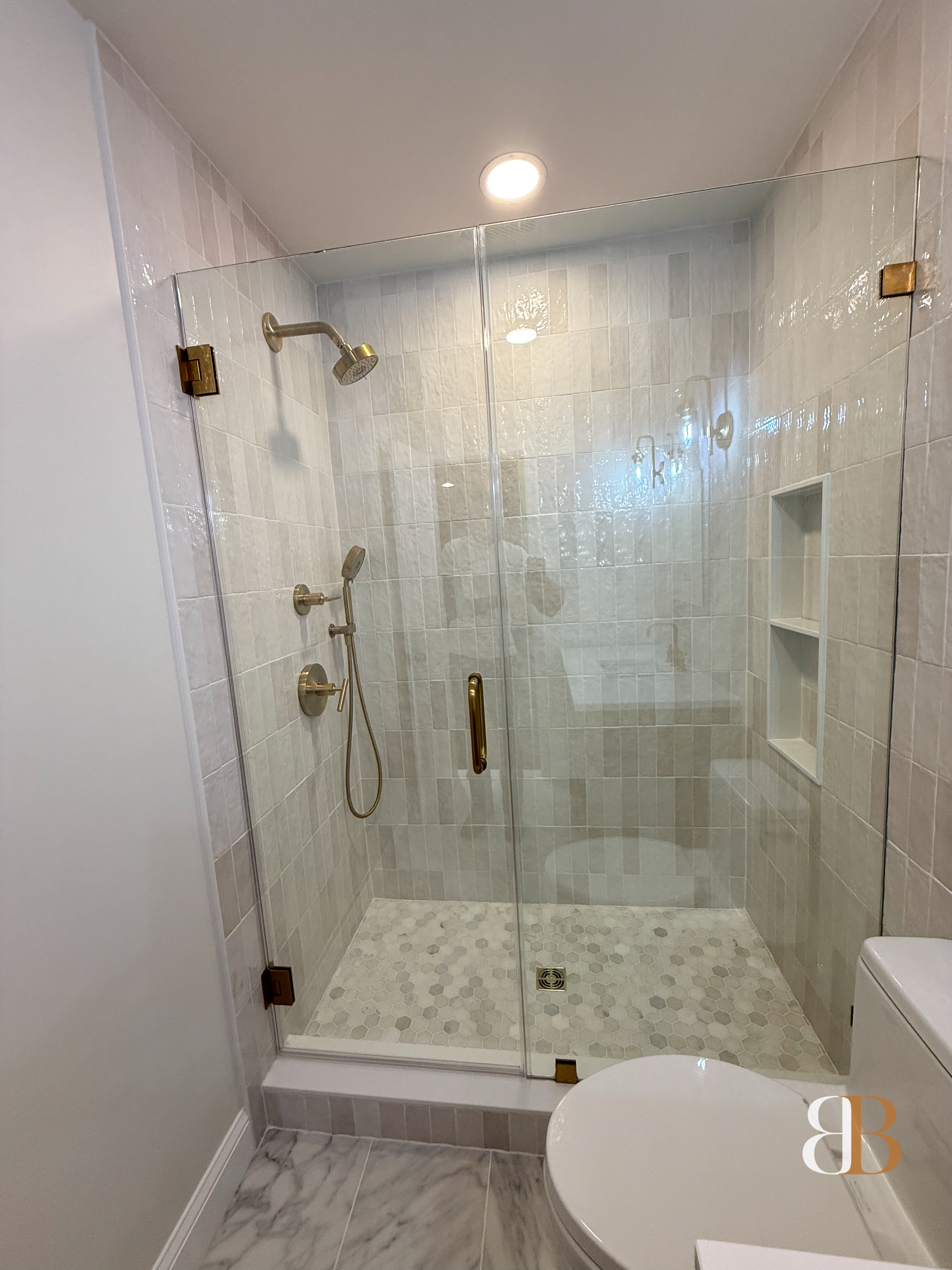 Transitional bathroom remodel in Ambler by B&B Associates Creations — photo 8